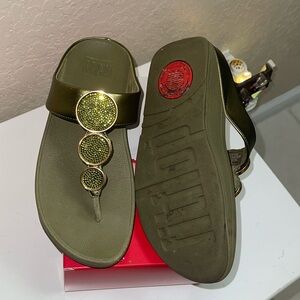 FitFlop Women's Green Sandals